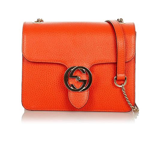 orange gucci bag